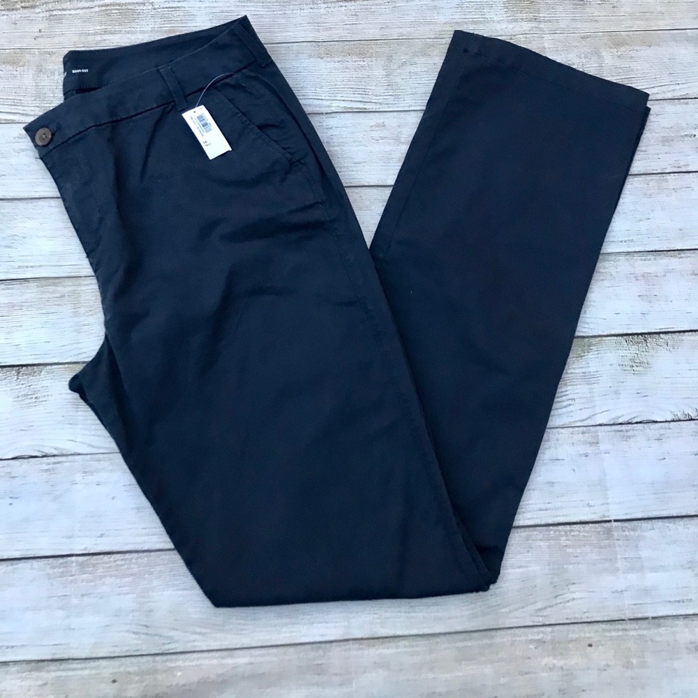 NWT Old Navy Mid-Rise Boot-Cut Khakis Size 14T - Picture 2 of 5